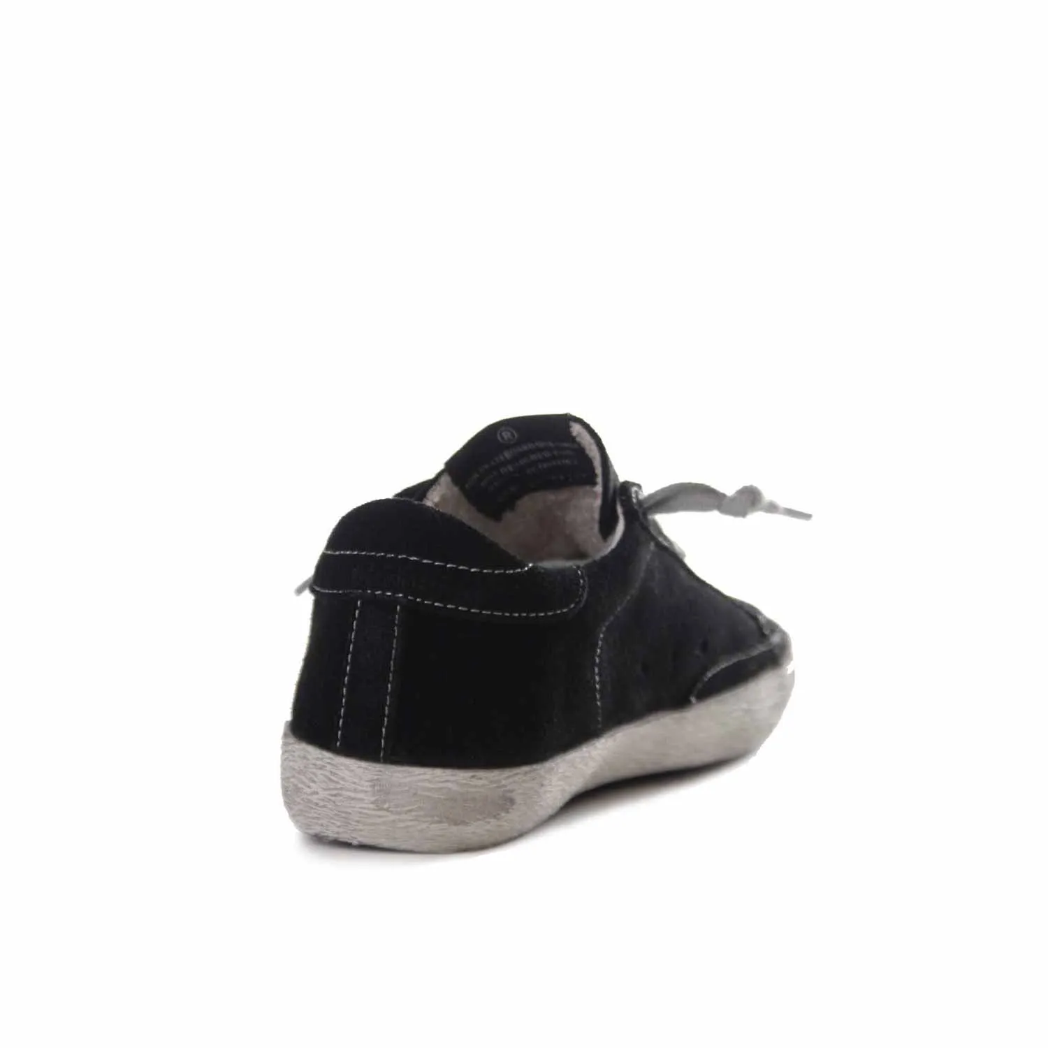 Golden Goose Black Suede Sneaker For Boys