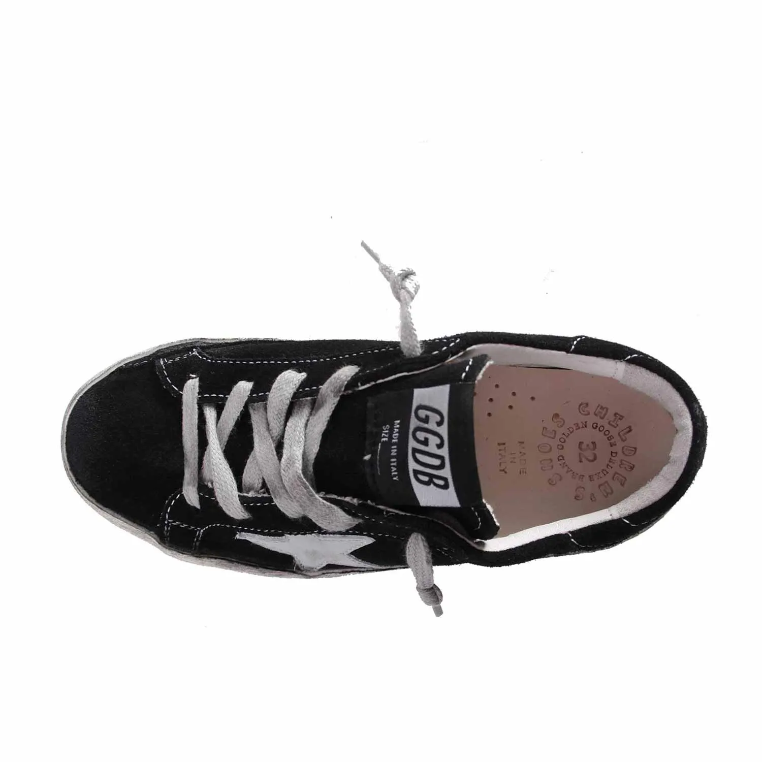 Golden Goose Black Suede Sneaker For Boys