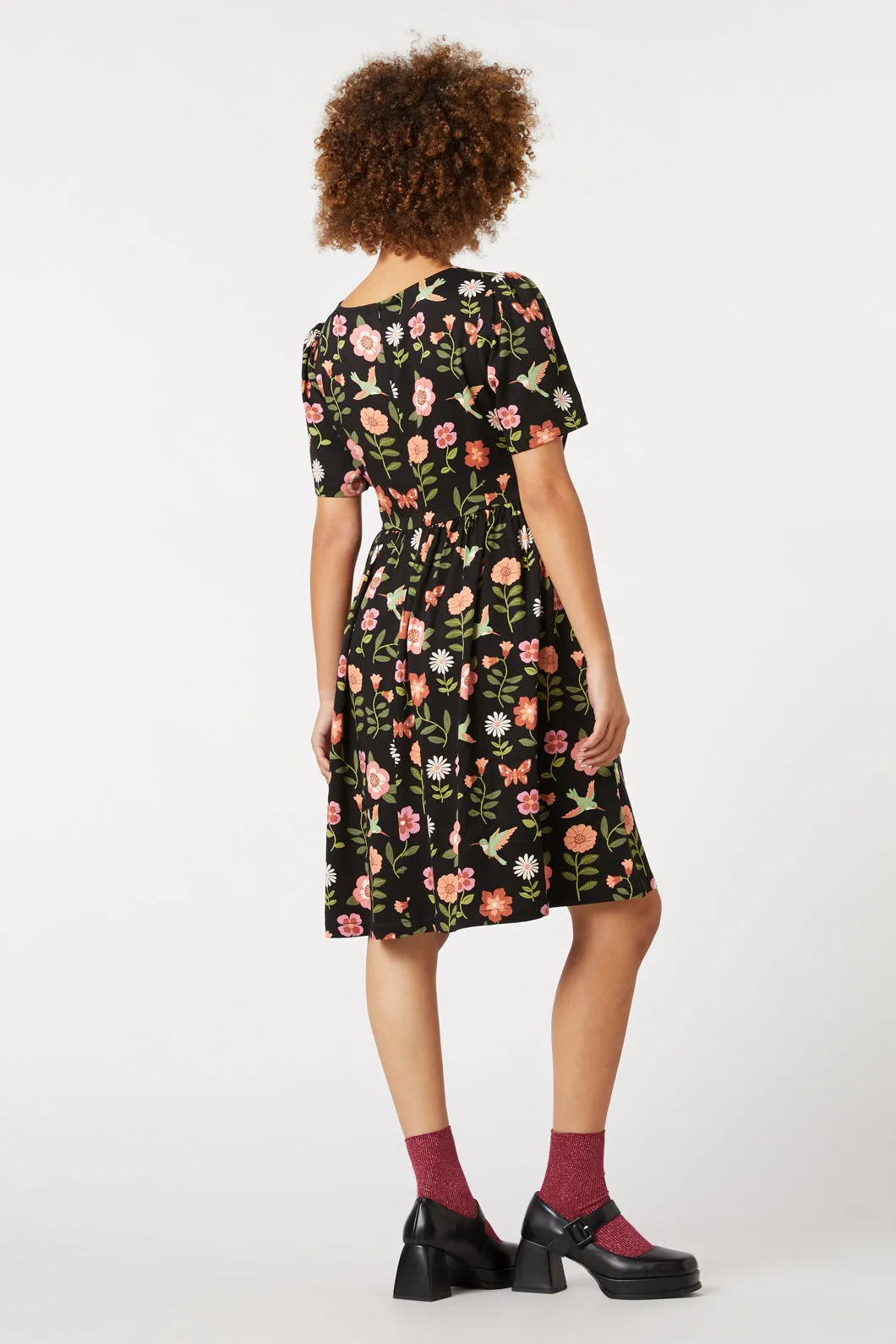 Hummingbird Smock Dress