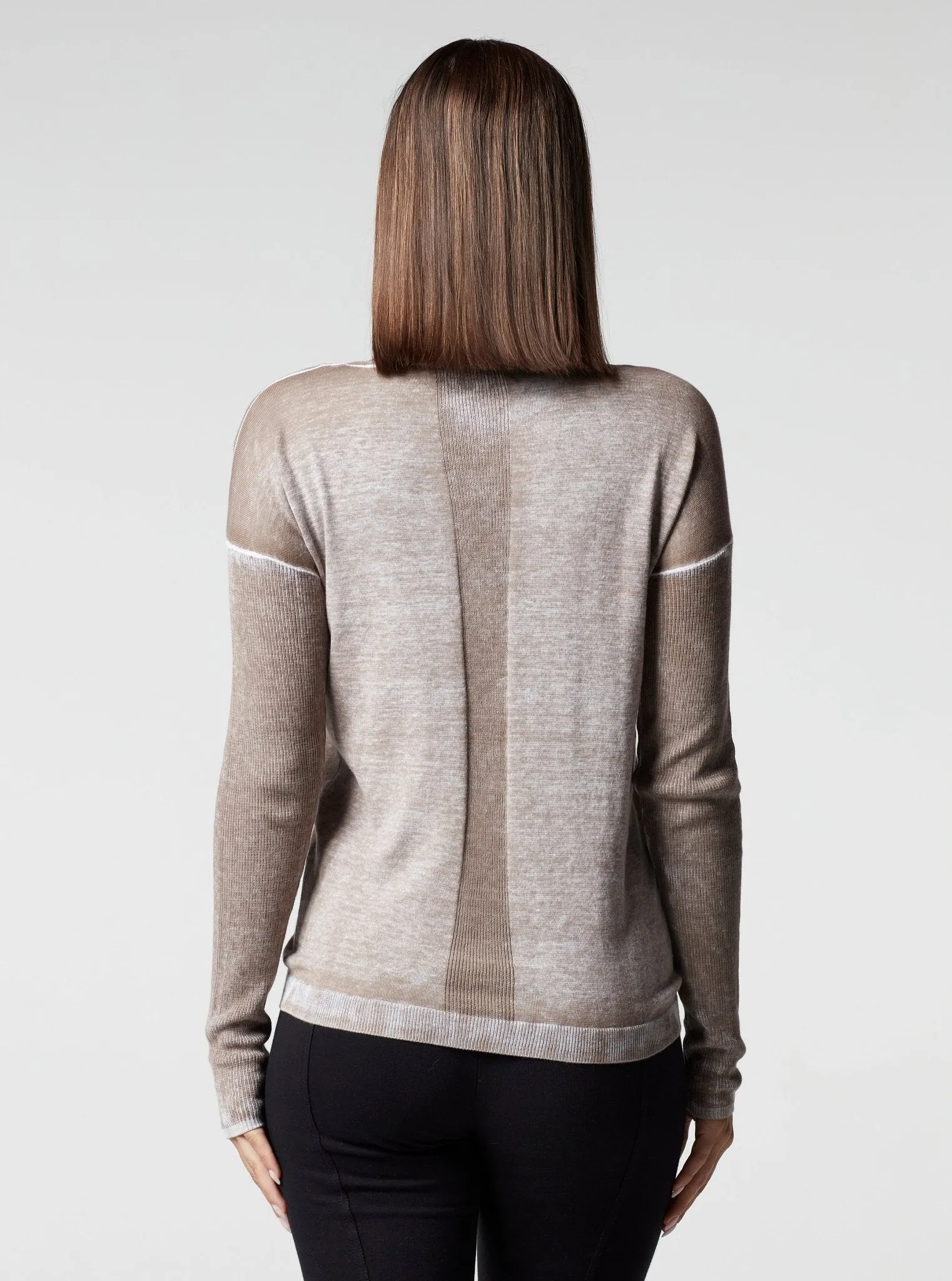 Huntress Boyfriend Sweater - Greige