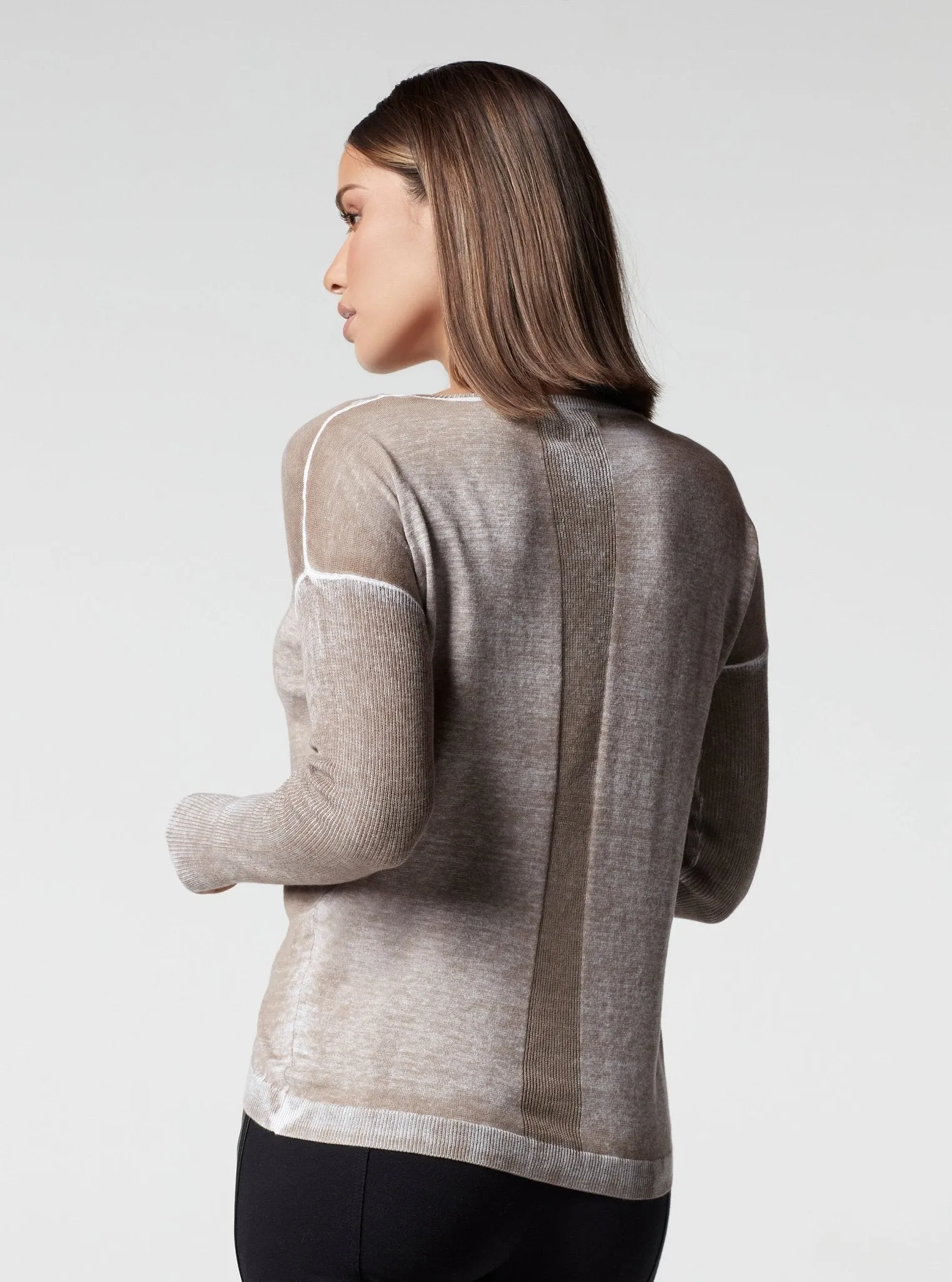 Huntress Boyfriend Sweater - Greige