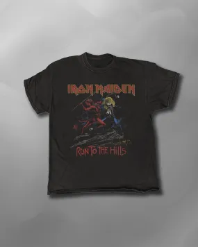 Iron Maiden - Run To Hills Vintage Wash T-Shirt