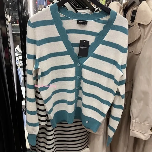 kate spade new york  |Stripes Long Sleeves Office Style Elegant Style Outlet