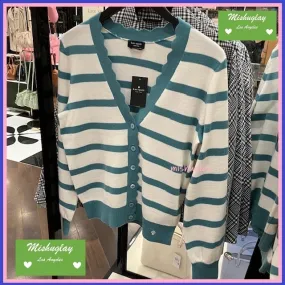 kate spade new york  |Stripes Long Sleeves Office Style Elegant Style Outlet