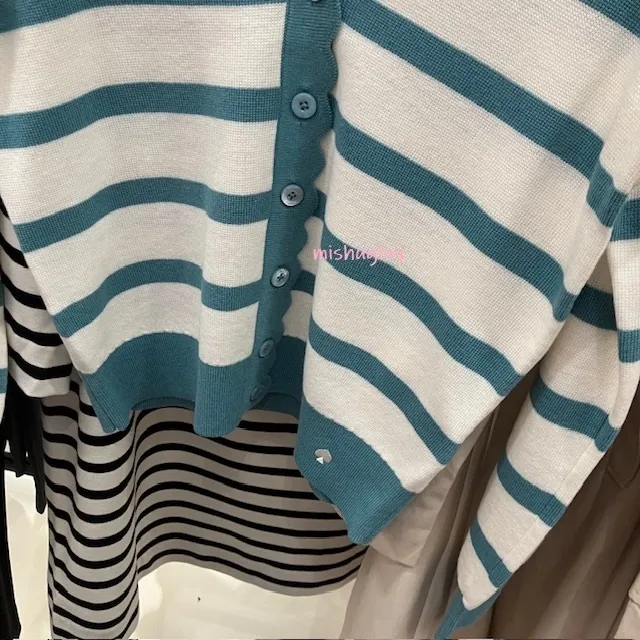 kate spade new york  |Stripes Long Sleeves Office Style Elegant Style Outlet