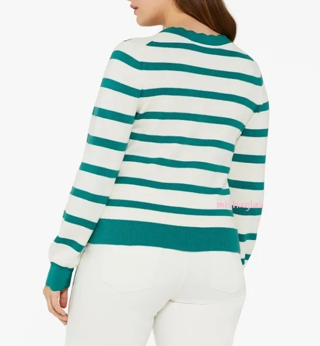 kate spade new york  |Stripes Long Sleeves Office Style Elegant Style Outlet