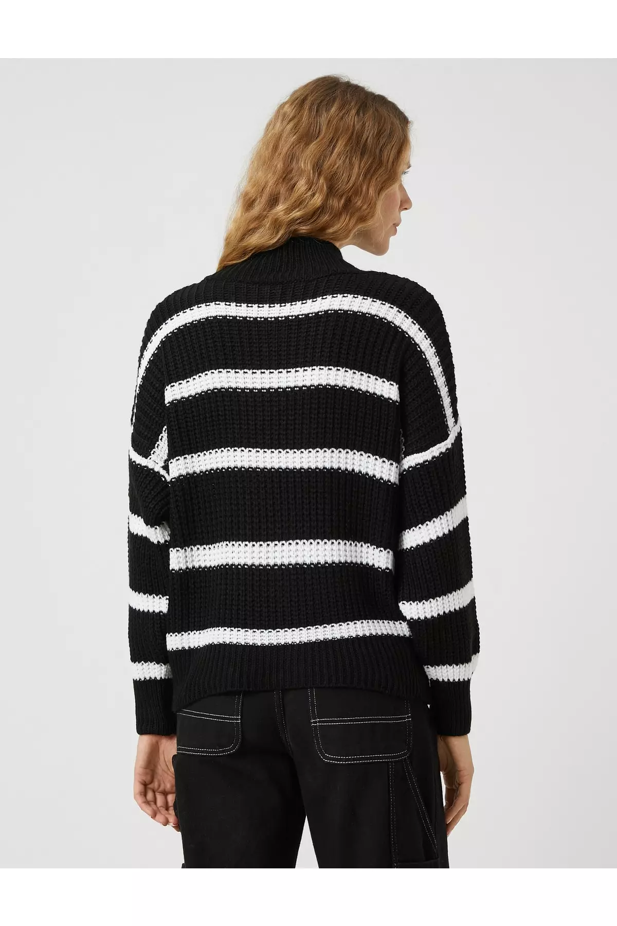 KOTON Oversized Turtleneck Sweater