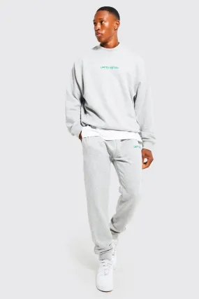 Lightweight Oversized Sweater Tracksuit