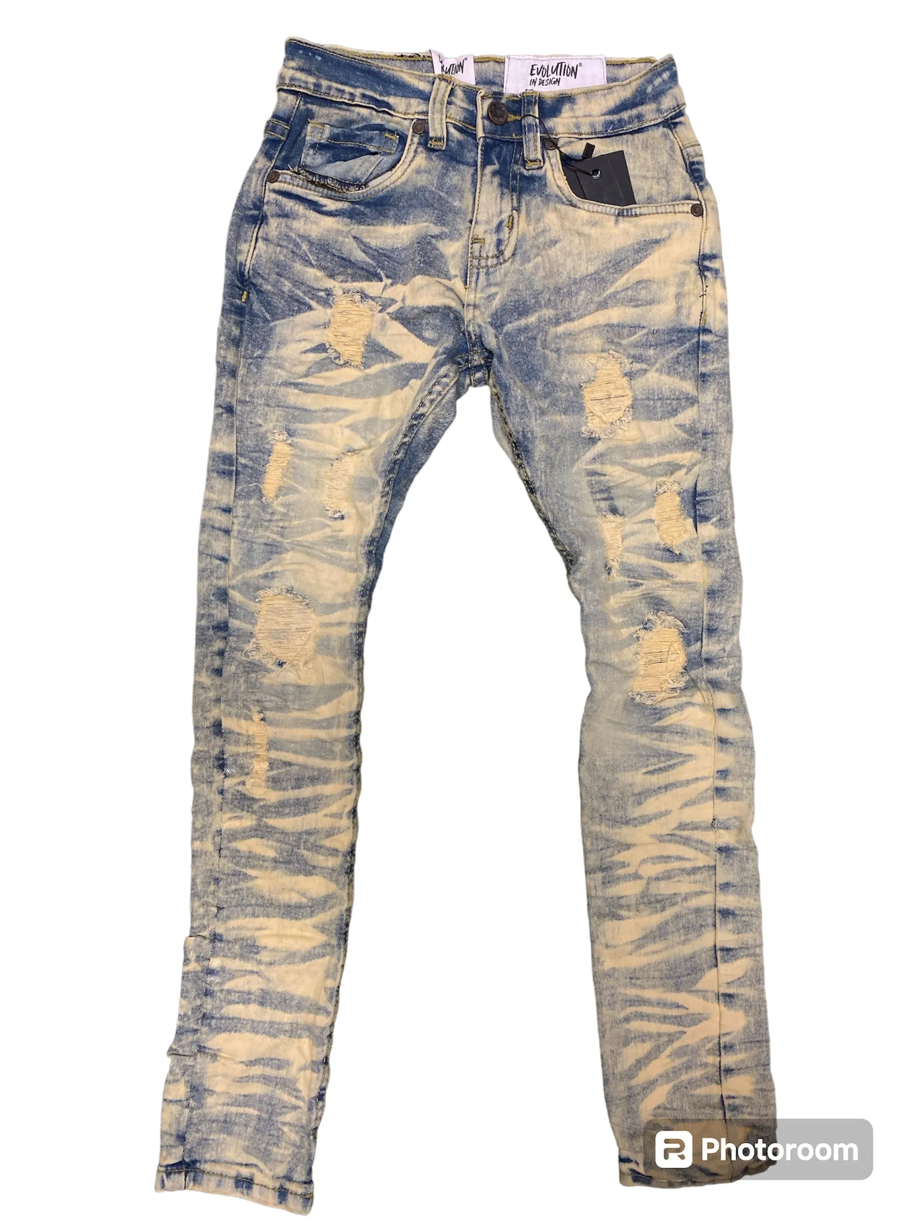 Little Kids EVOLUTION Wild Tiger Denim Jeans