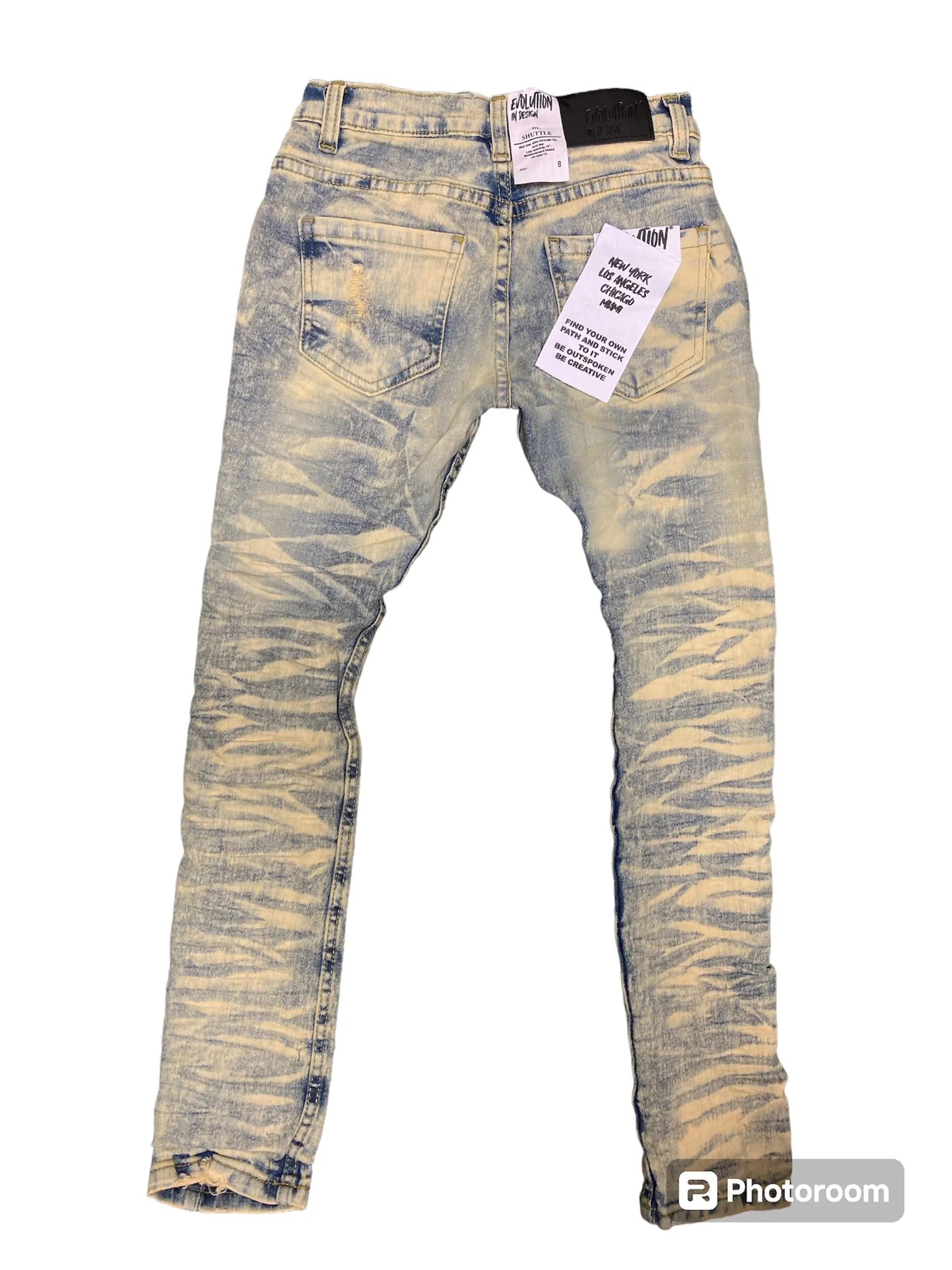 Little Kids EVOLUTION Wild Tiger Denim Jeans