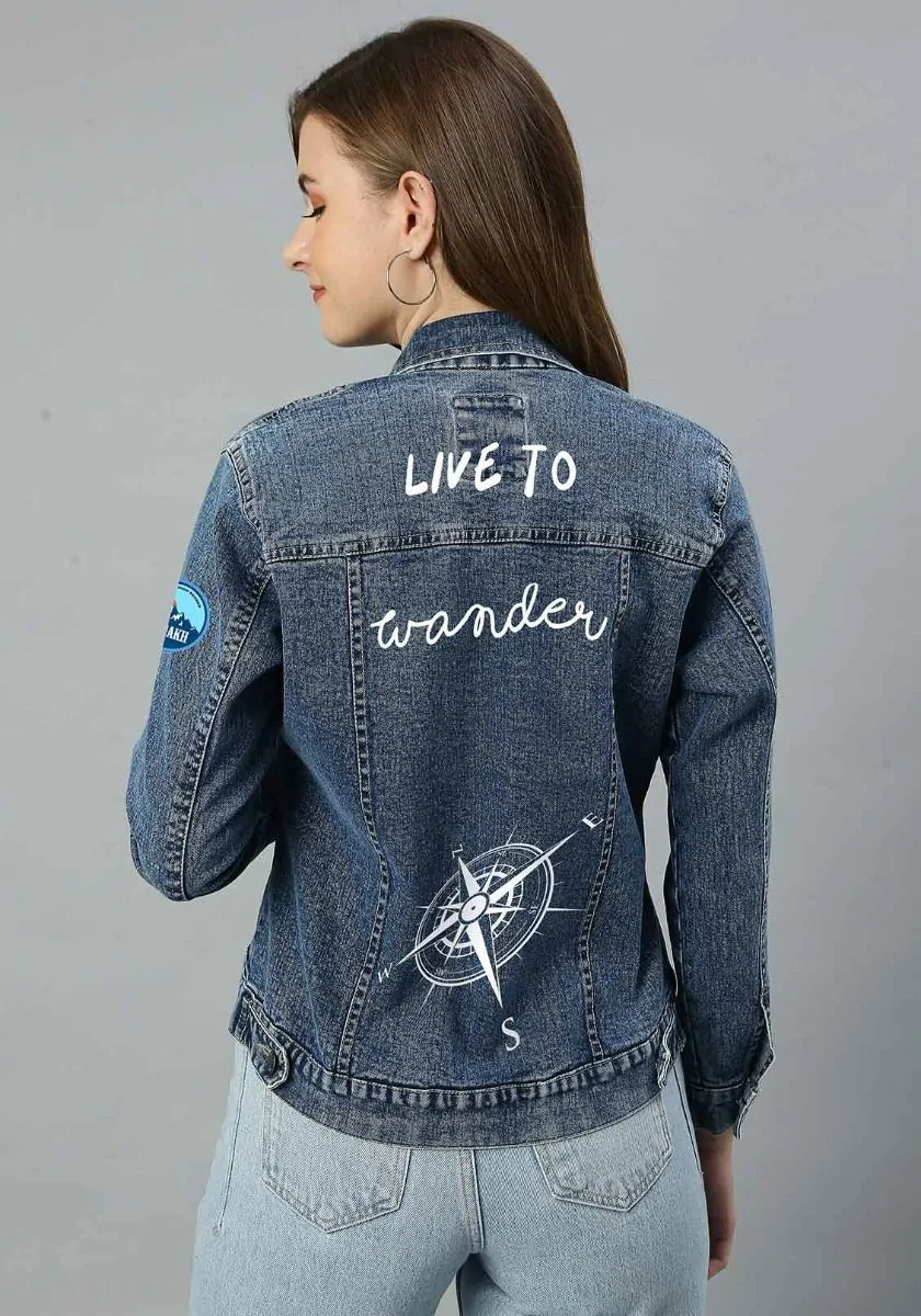 Live To Wonder Women Denim Jacket