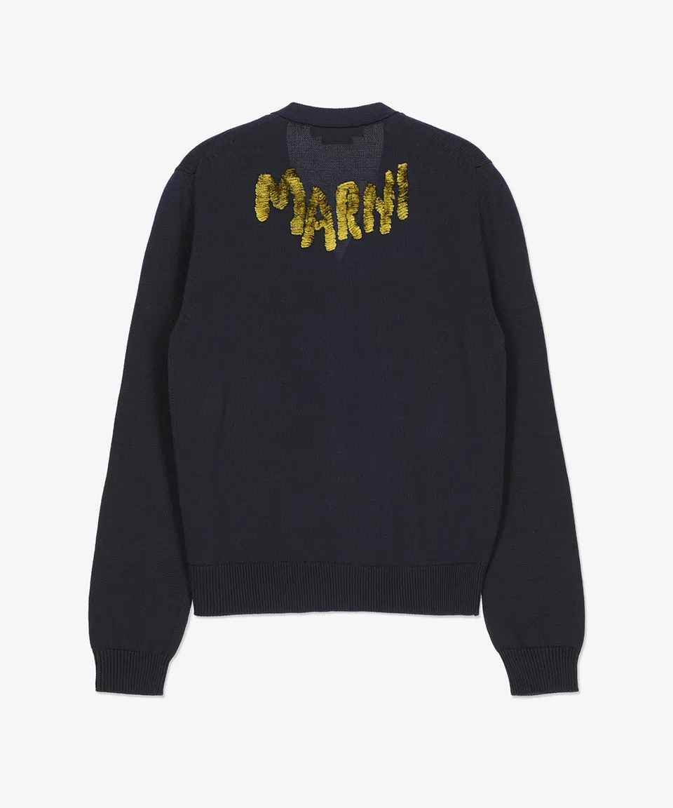 MARNI  |Street Style Plain Logo Designers Cardigans