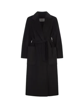 MAX MARA Black Locri Coat