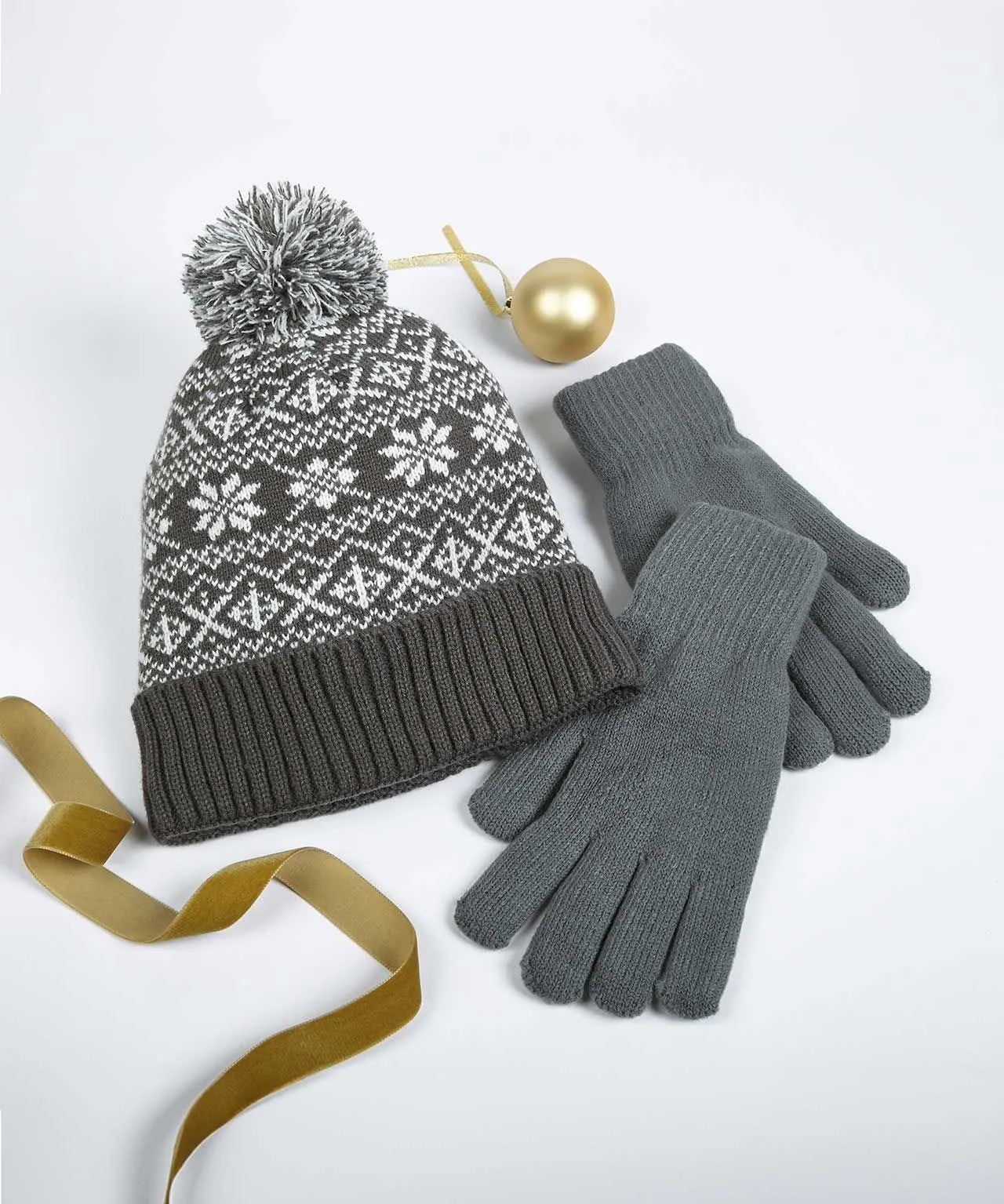 Mens Hat & Glove Set