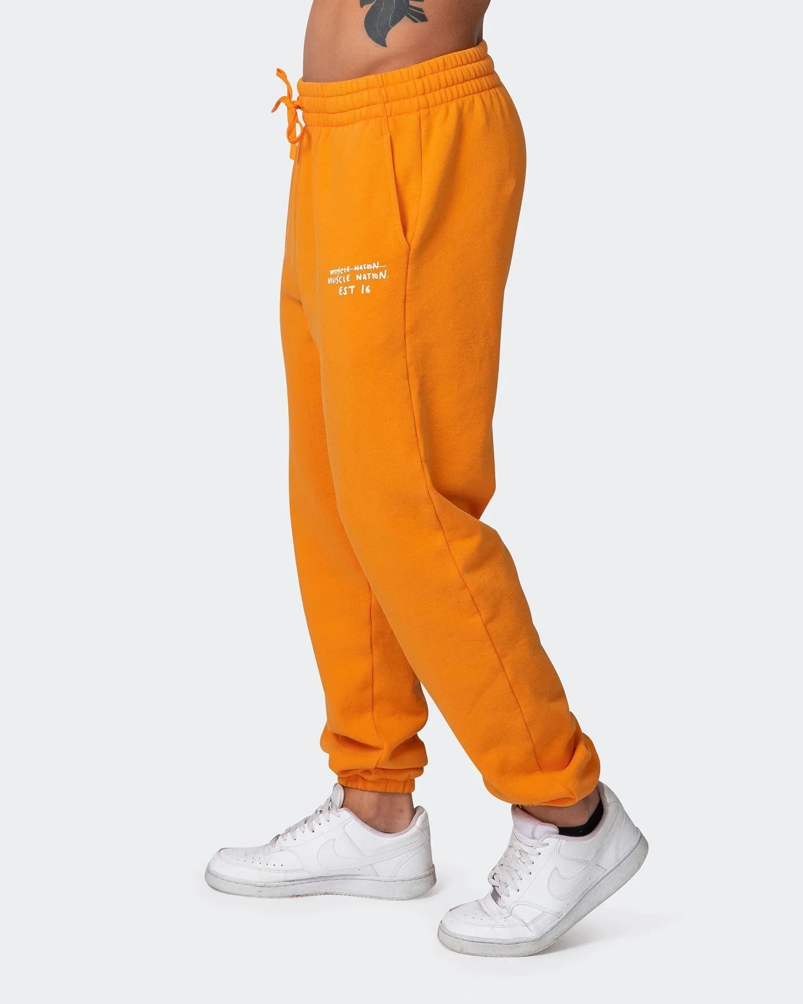 MENS MN CLUB VINTAGE TRACKIES Washed Fireball