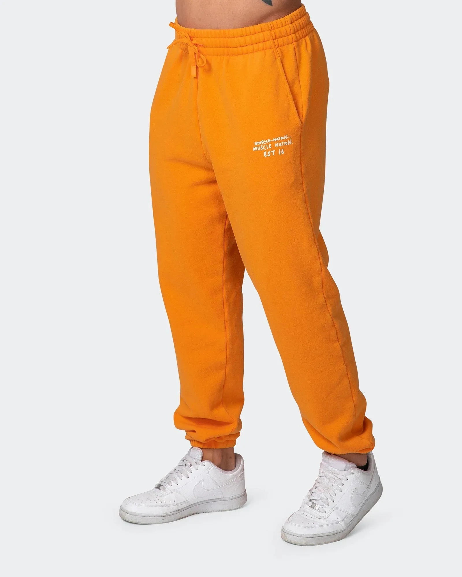 MENS MN CLUB VINTAGE TRACKIES Washed Fireball