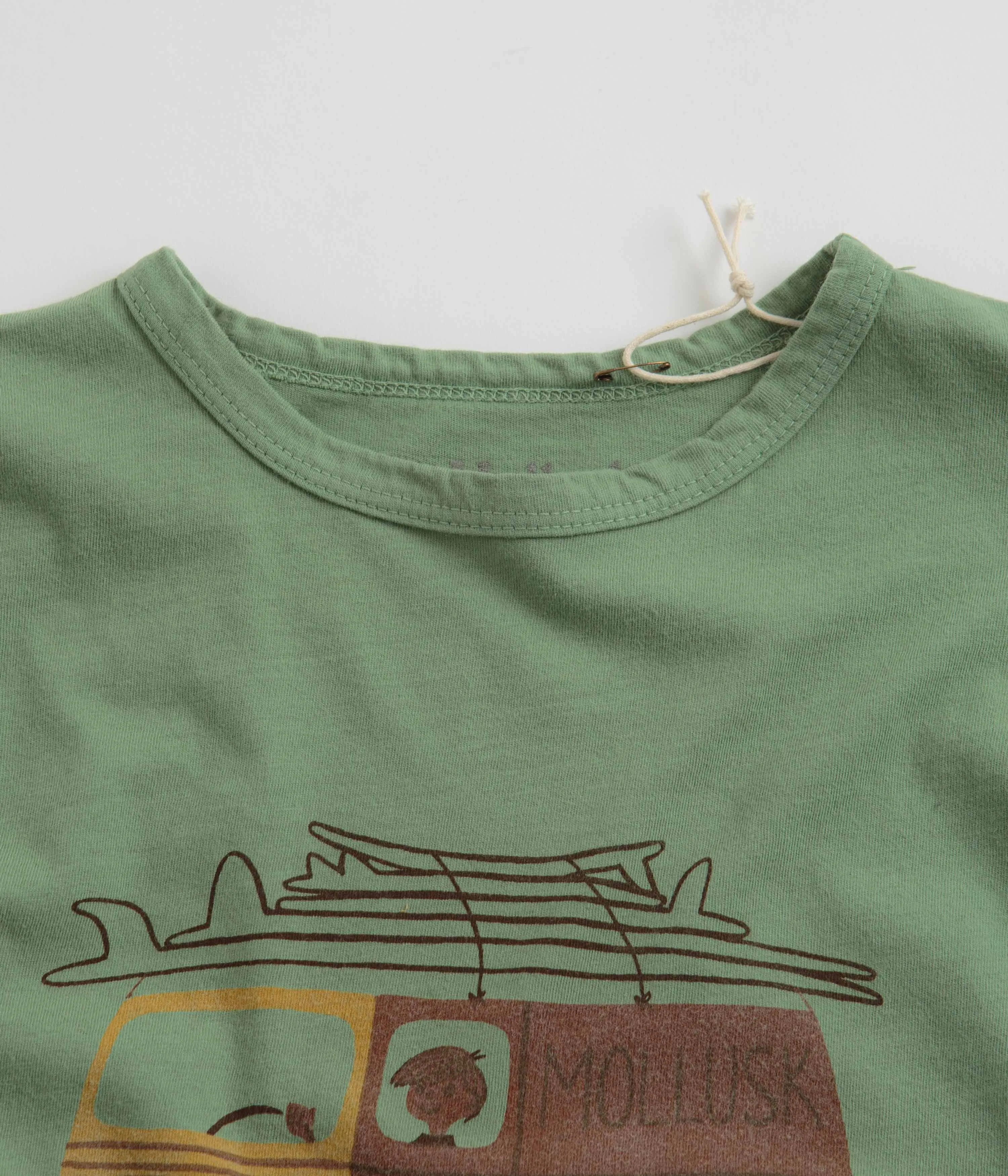 Mollusk Kids Van T-Shirt - Trinity Green