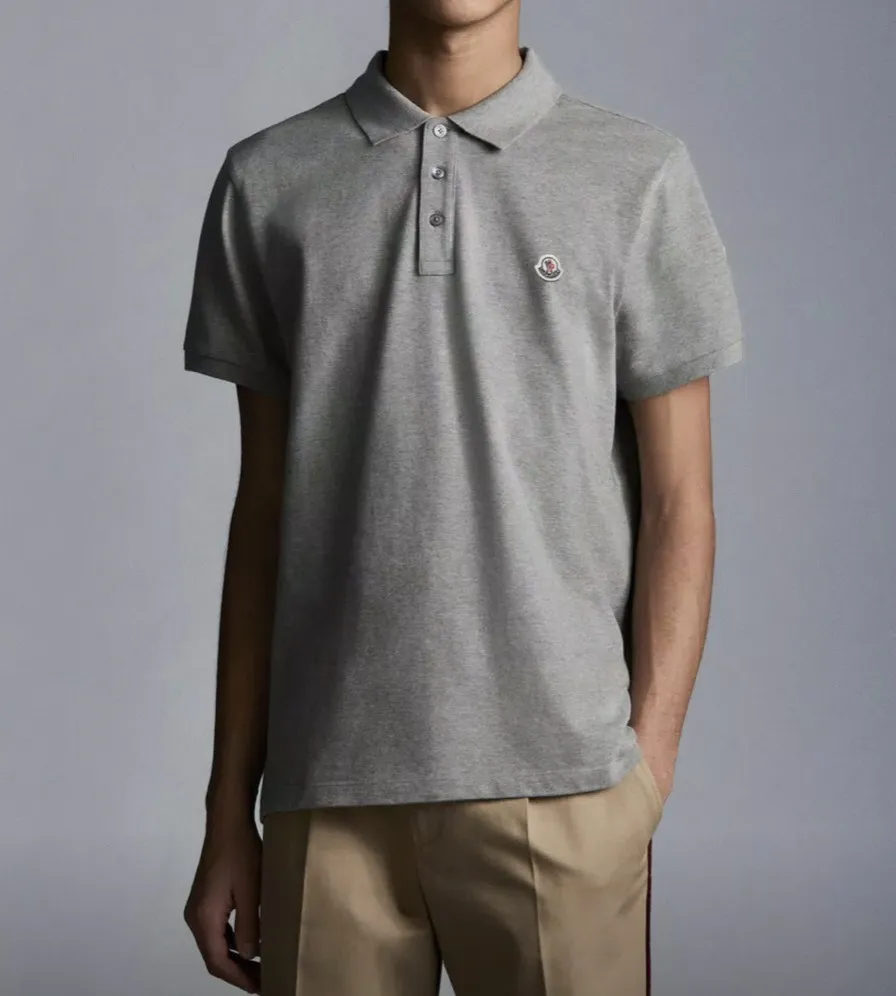 MONCLER  |Logo Patch Polo Shirt