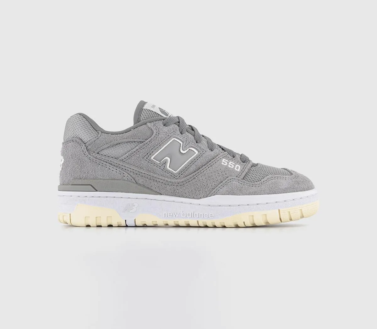 New Balance BB550 Slate Grey White Trainers