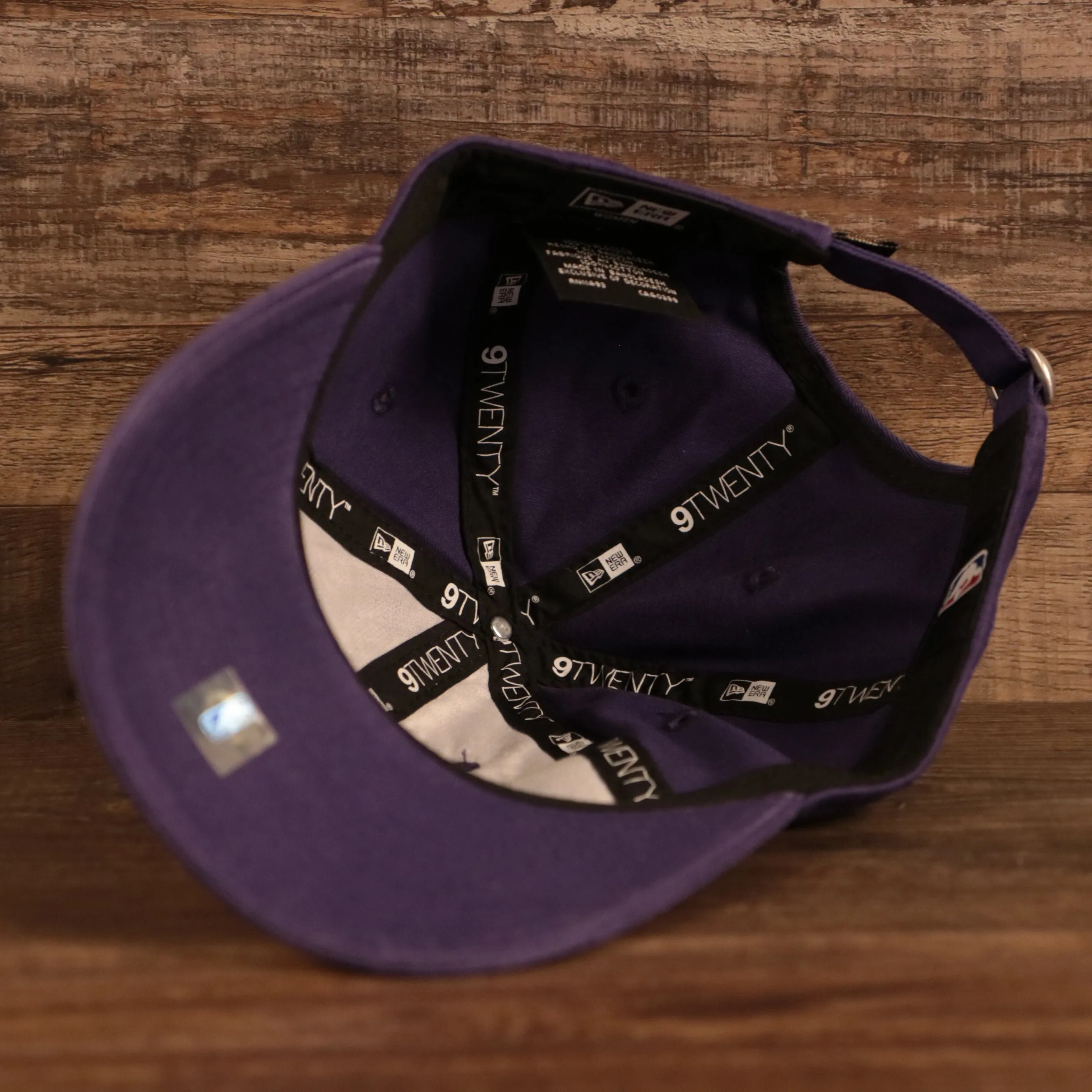 NEW ERA | PHOENIX SUNS | BASKETBALL WITH YELLOW SHINE PATCH FRONT | CORE CLASSIC | 9TWENTY WOMEN | DAD HAT | PURPLE | WOMEN OSFM