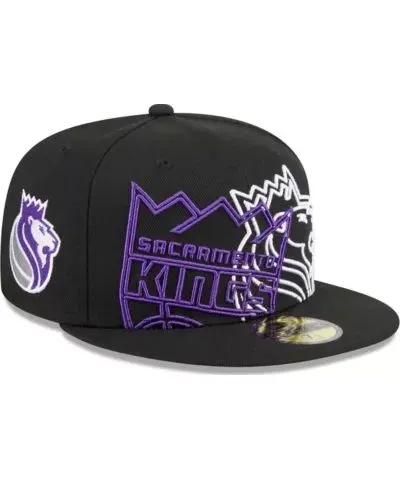 New Era NBA Sacramento Kings Game Day Hollow Logo Mashup 59FIFTY Fitted Hat