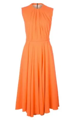 Orange Cocktail Dress