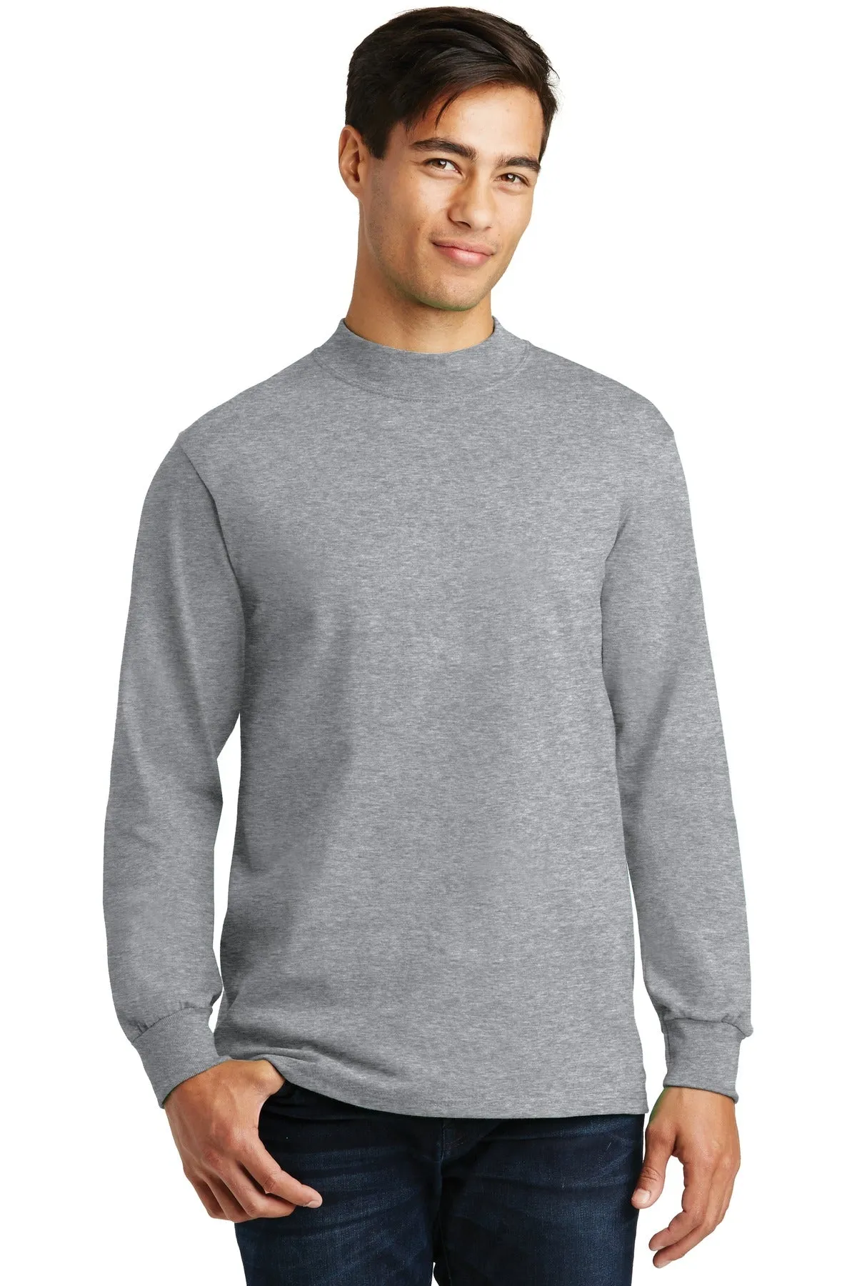 Port & Company Men's Essential Mock Turtleneck