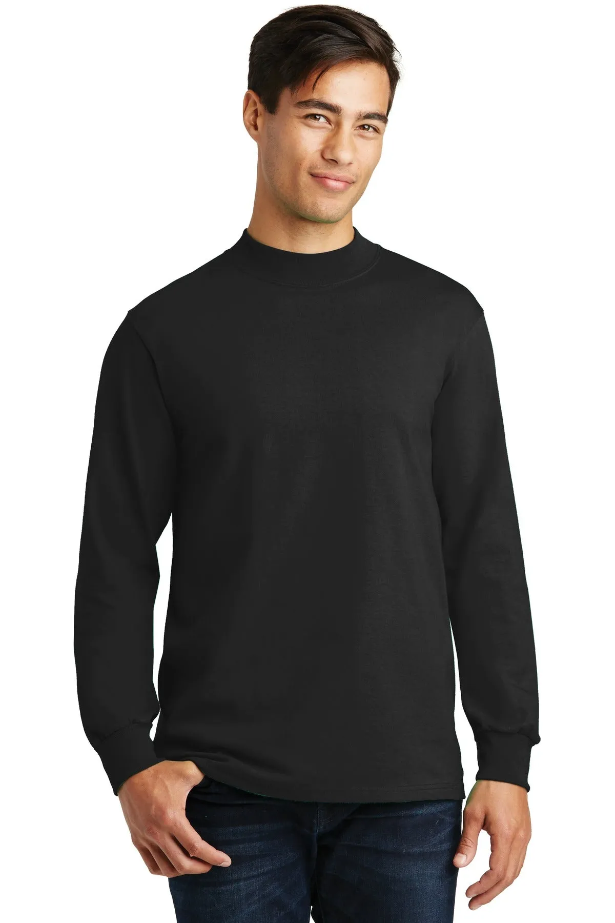 Port & Company Men's Essential Mock Turtleneck