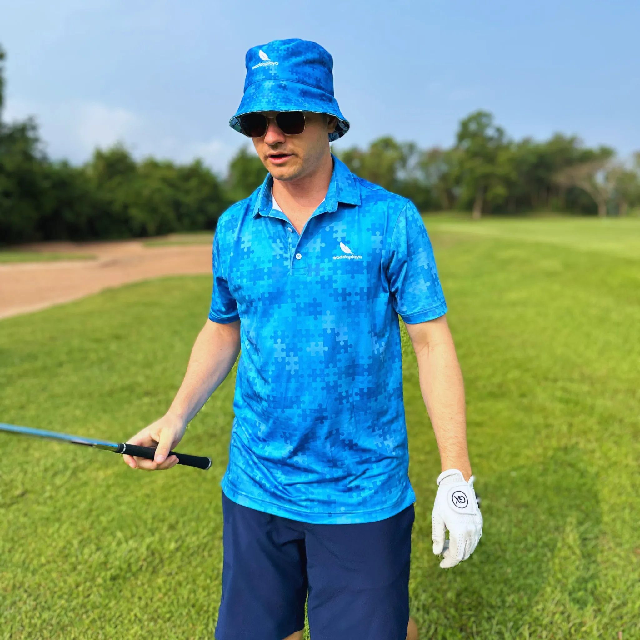 Puzzle Camo Golf Polo