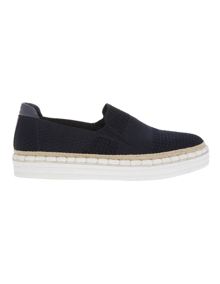 Queen Navy Slip on Sneaker