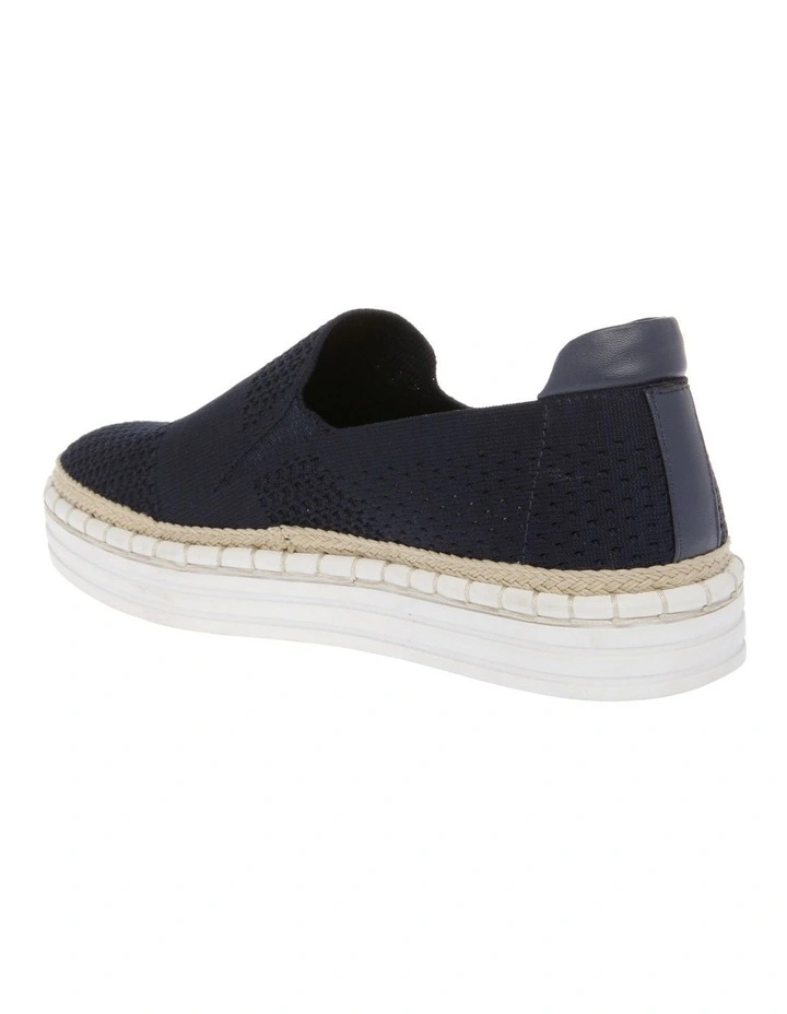 Queen Navy Slip on Sneaker