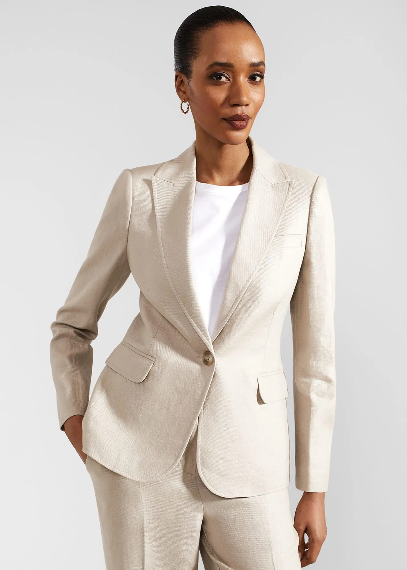 Roberta Linen Jacket 