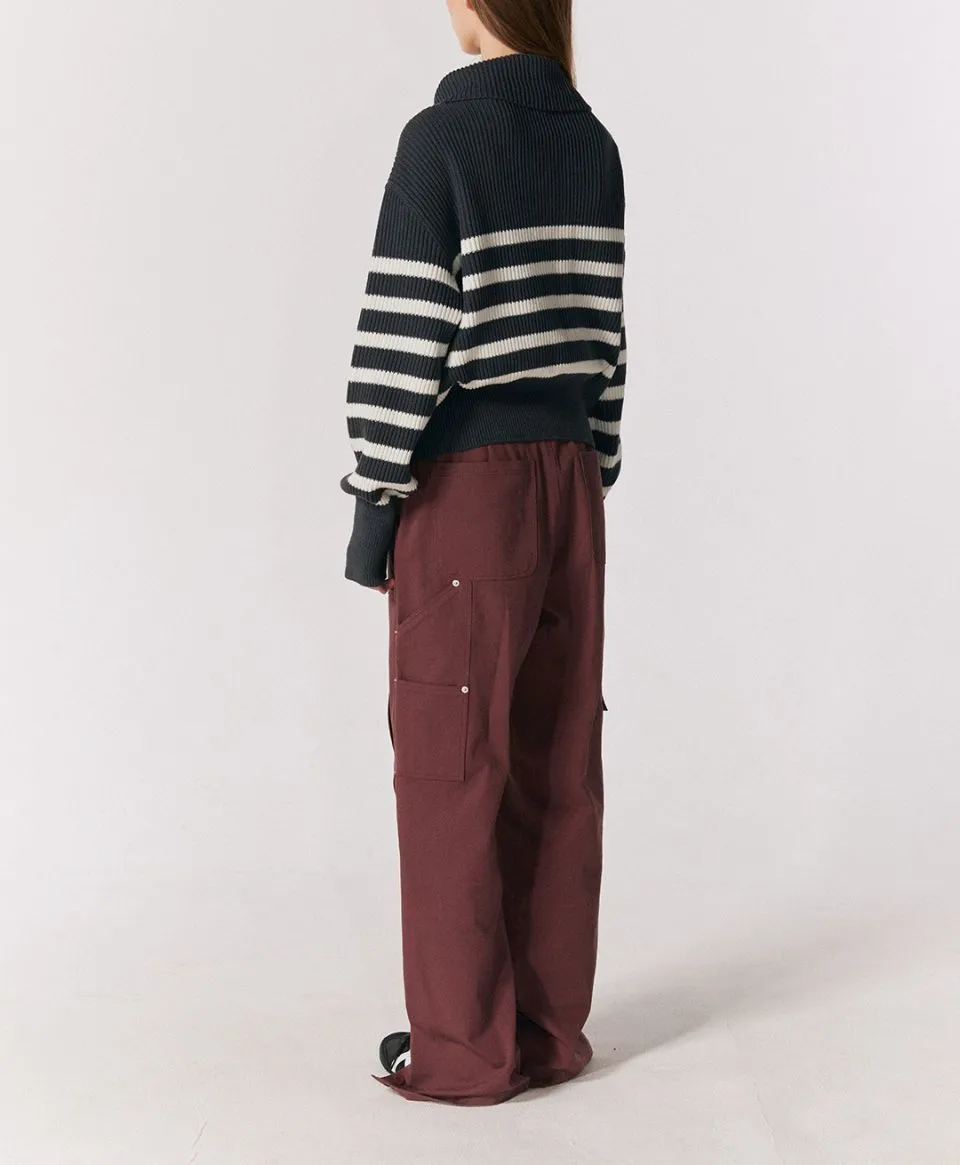 rocci rocci  |Stripes Casual Style Street Style Long Sleeves Plain