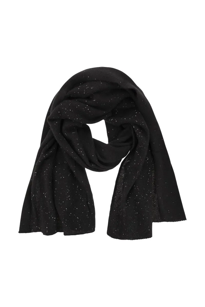 SCARF WITH MICRO SEQUINS