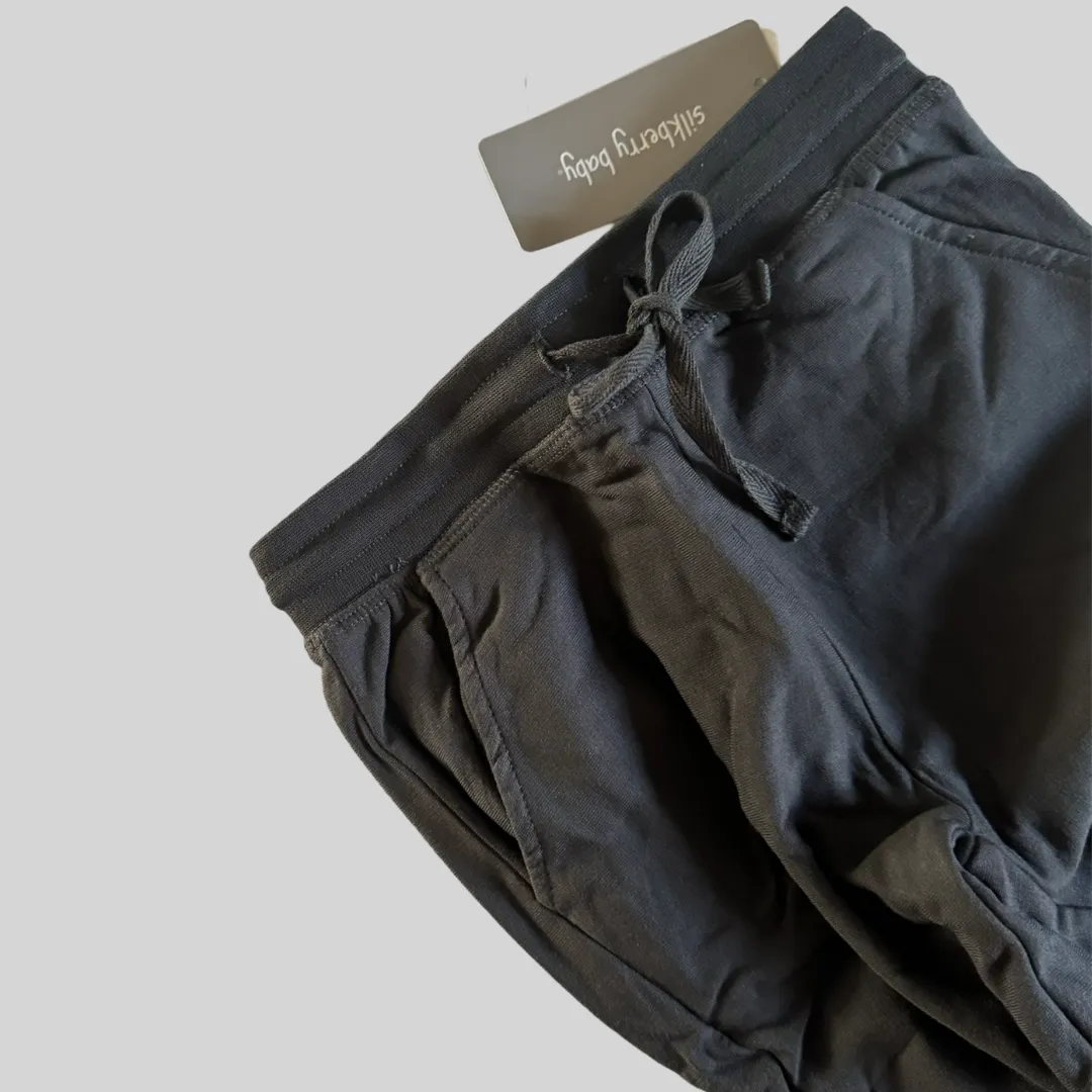 Silkberry Baby / Bamboo Fleece Sweat Pants - Asphalt