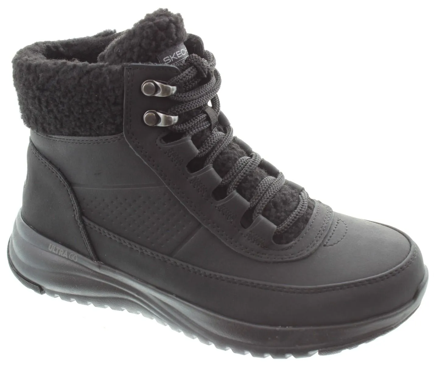 SKECHERS Ladies 144756 Stellar Waterproof Boots In Black