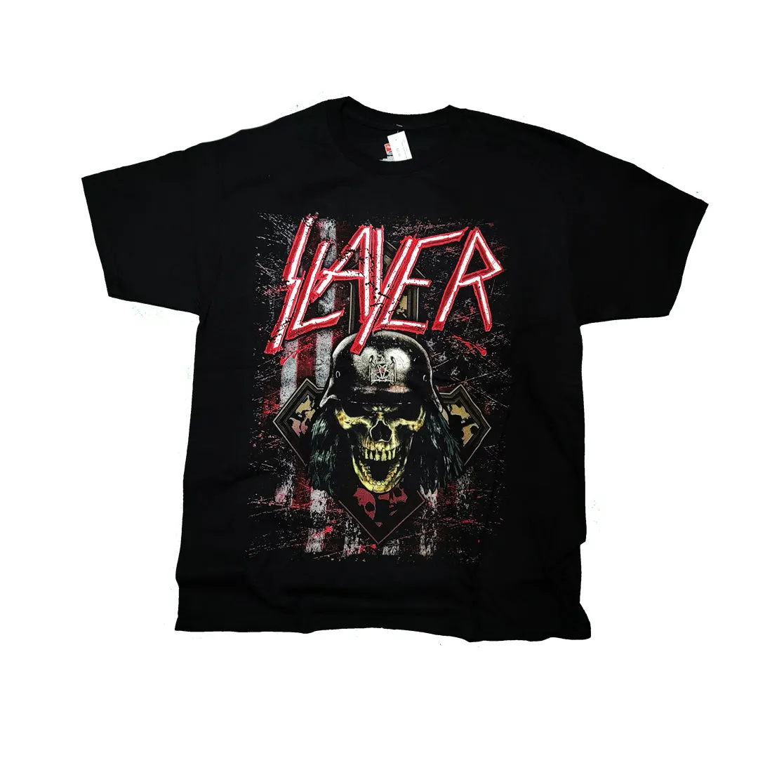 Slayer Scratched Flag Tour T-Shirt