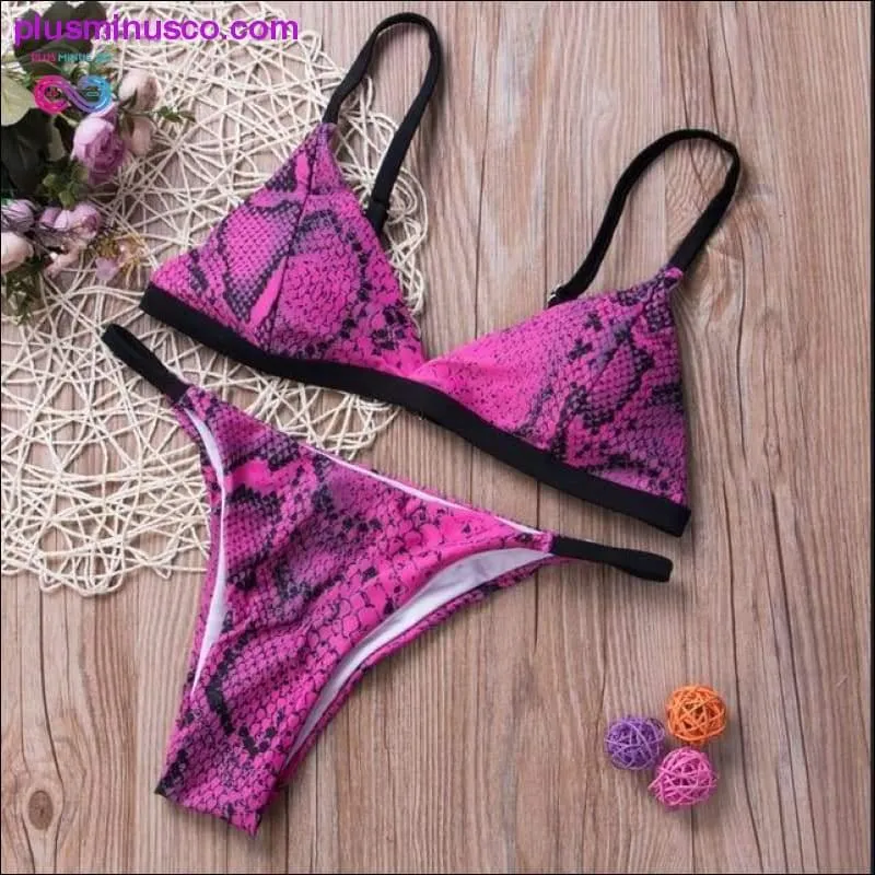 Summer Bikini Set Women 2019 Summer Multicolors Push Up