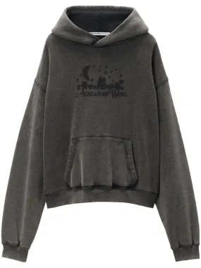 Sweatshirt with jacquard logo