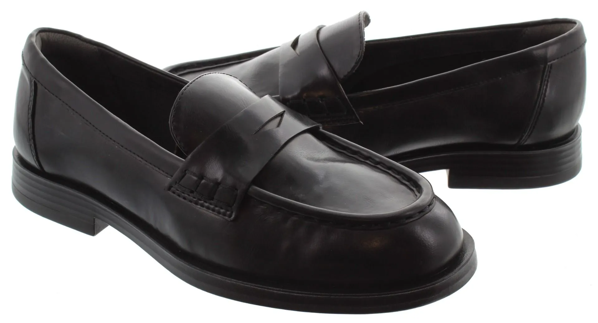 TAMARIS Ladies 24311 Flat Loafers In Black