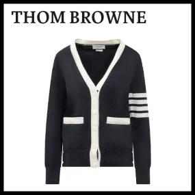 THOM BROWNE  |Casual Style Long Sleeves Other Animal Patterns Cotton