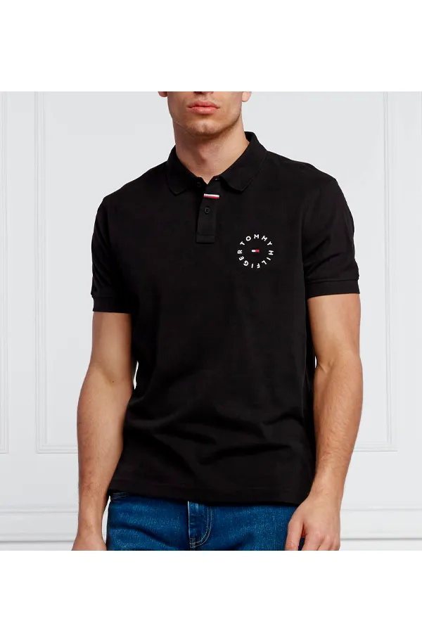 Tommy Hilfiger Circle Polo Black