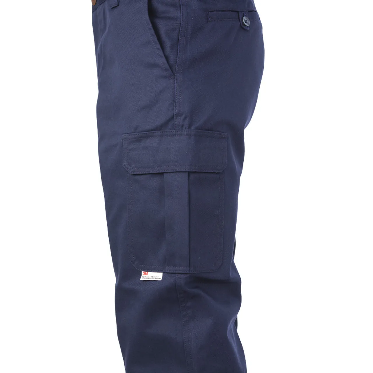 Tough Duck Non-ANSI Enhanced Vis Navy Work Pants S607