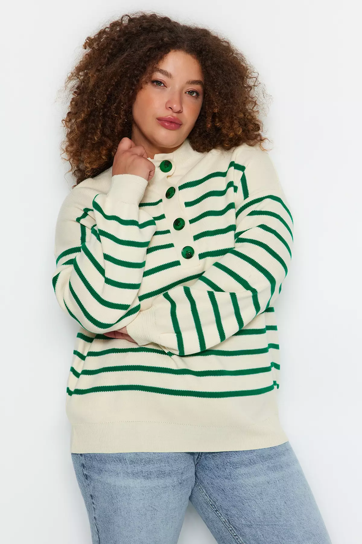 Trendyol Striped Knitwear Sweater