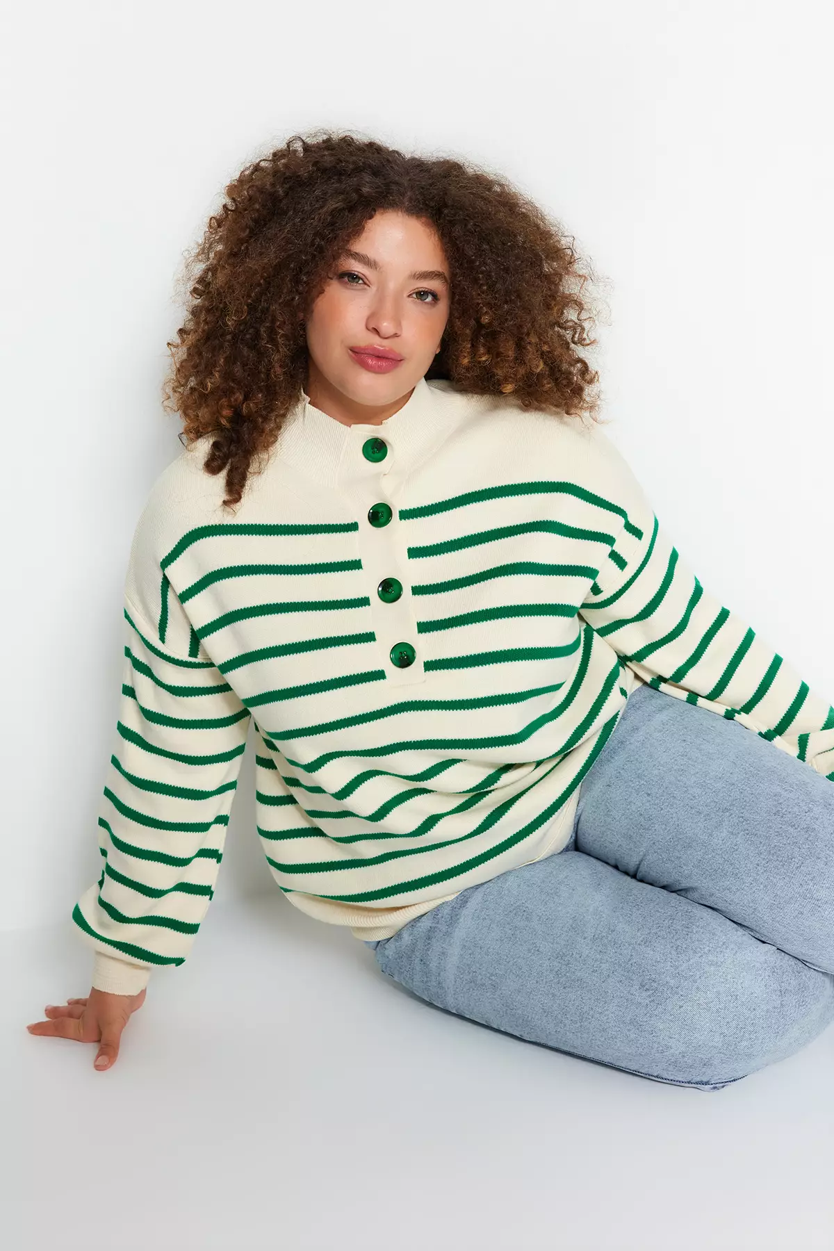 Trendyol Striped Knitwear Sweater