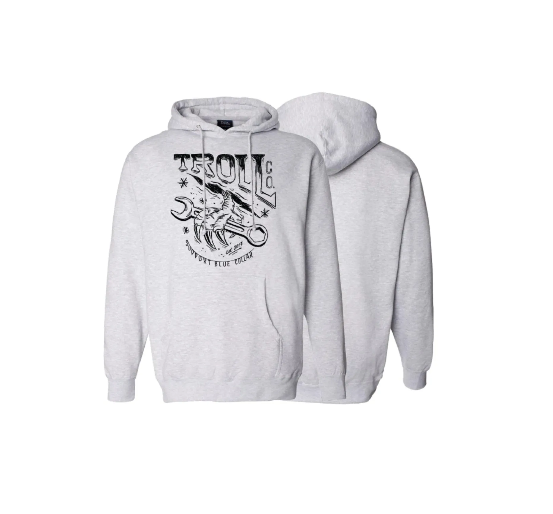 Troll Co. Men's Talon Wrench Graphic Hooded Sweatshirt