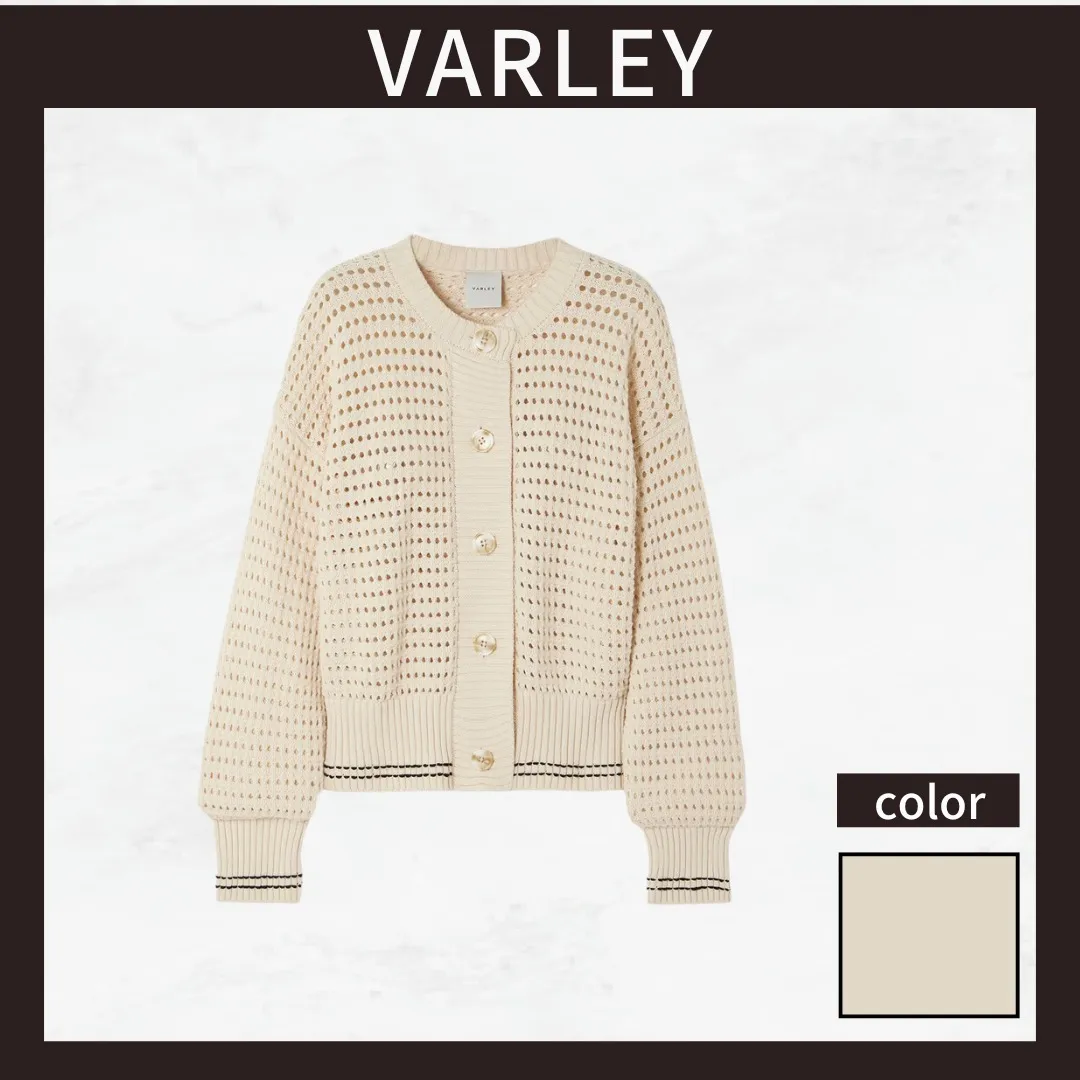 VARLEY  |Stripes Cotton Cardigans