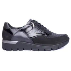 Waldlaufer Women's K-Ramona Sneaker Black