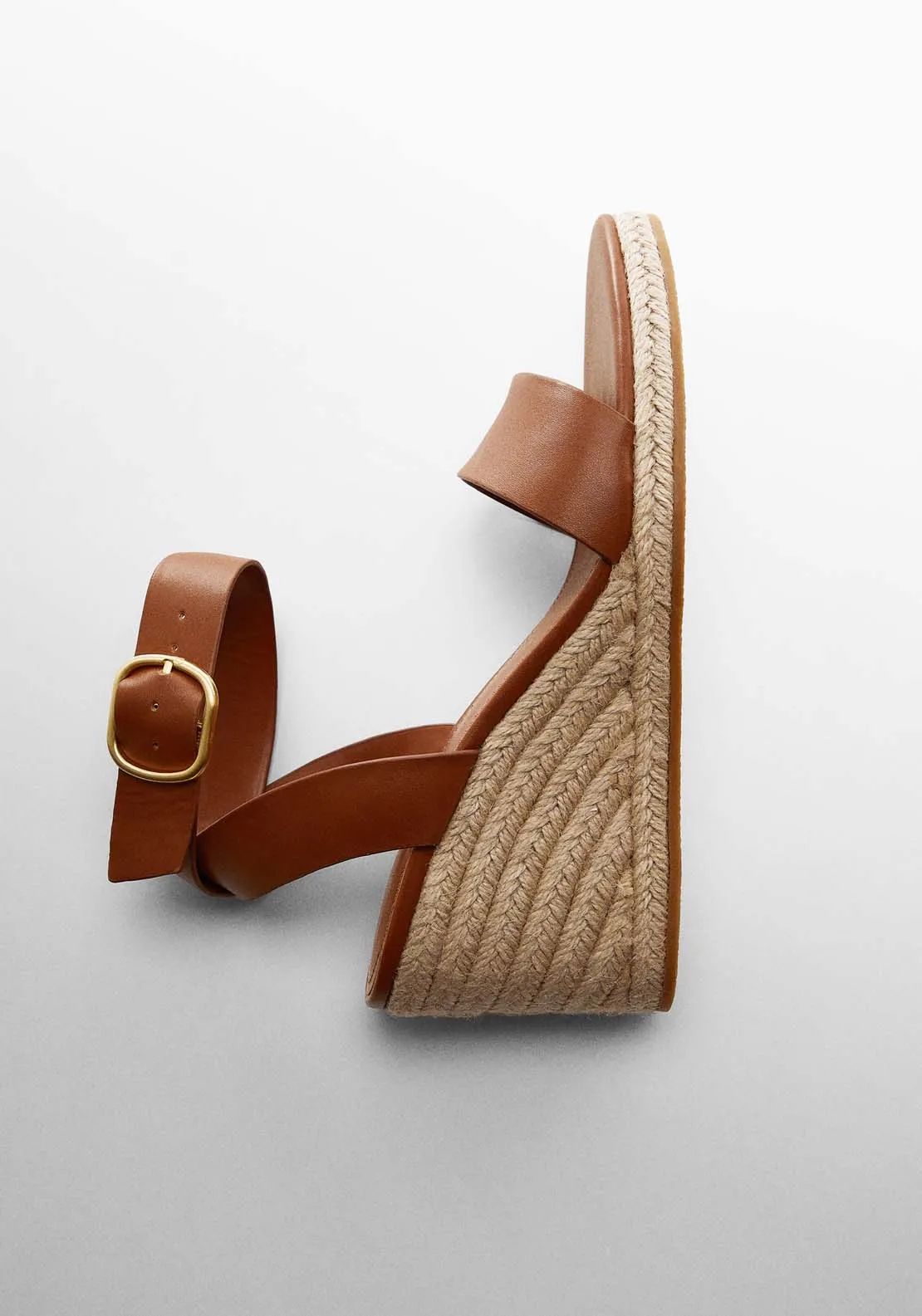 Wedge buckle sandals