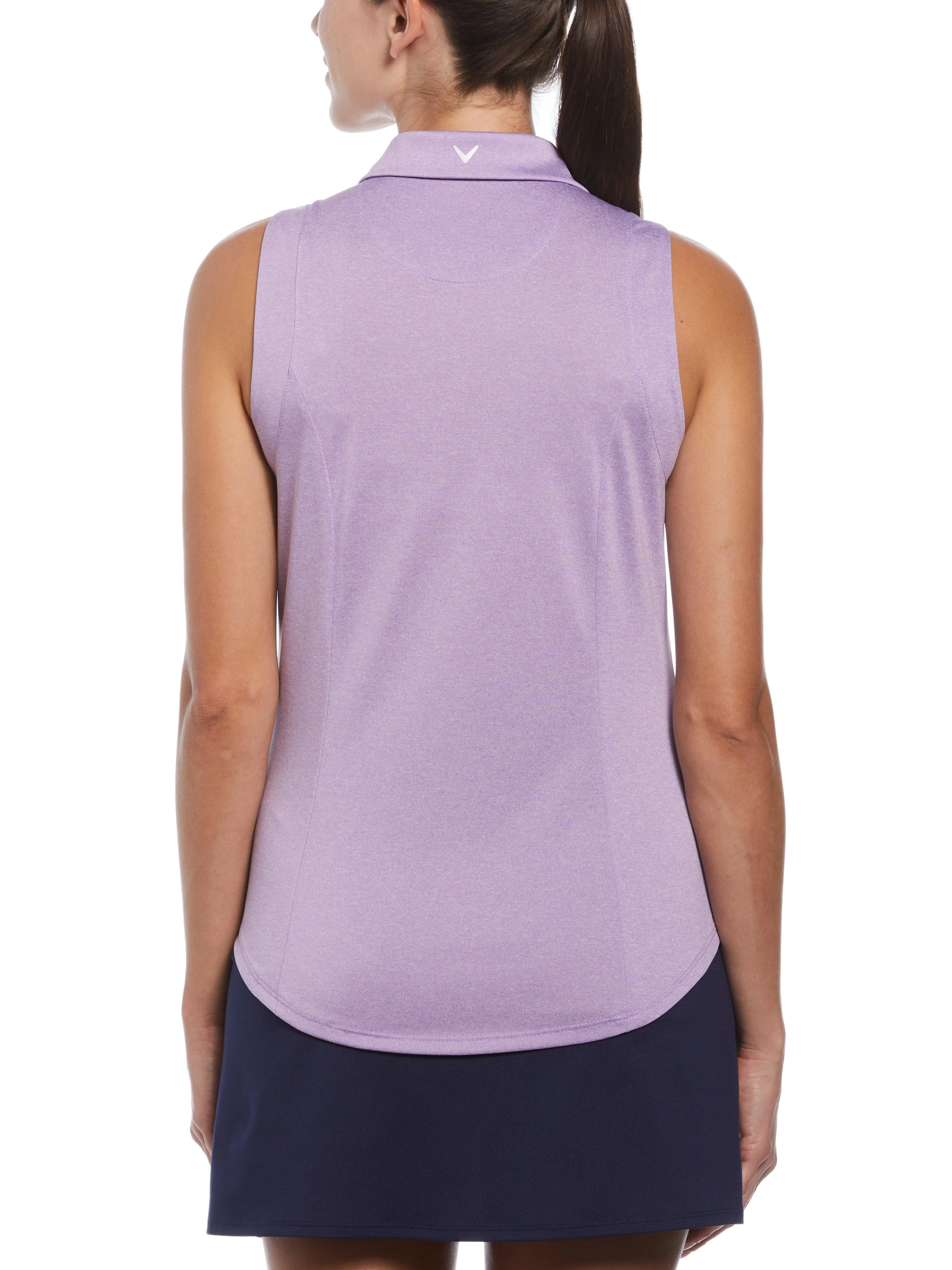 Womens Heather Golf Polo